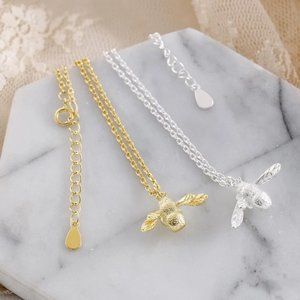 Adorable Bee Sterling Silver Bracelet